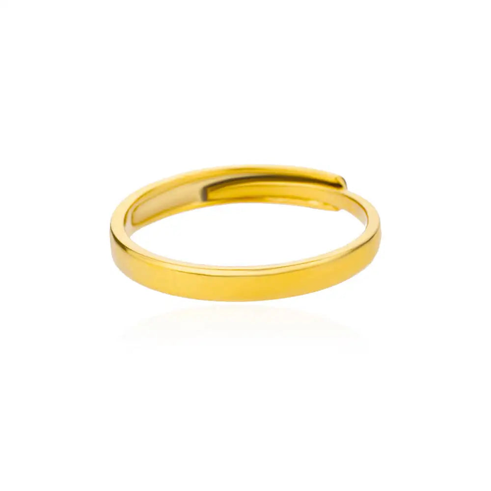 Luxury 316L Stainless Steel Gold Ring for Women