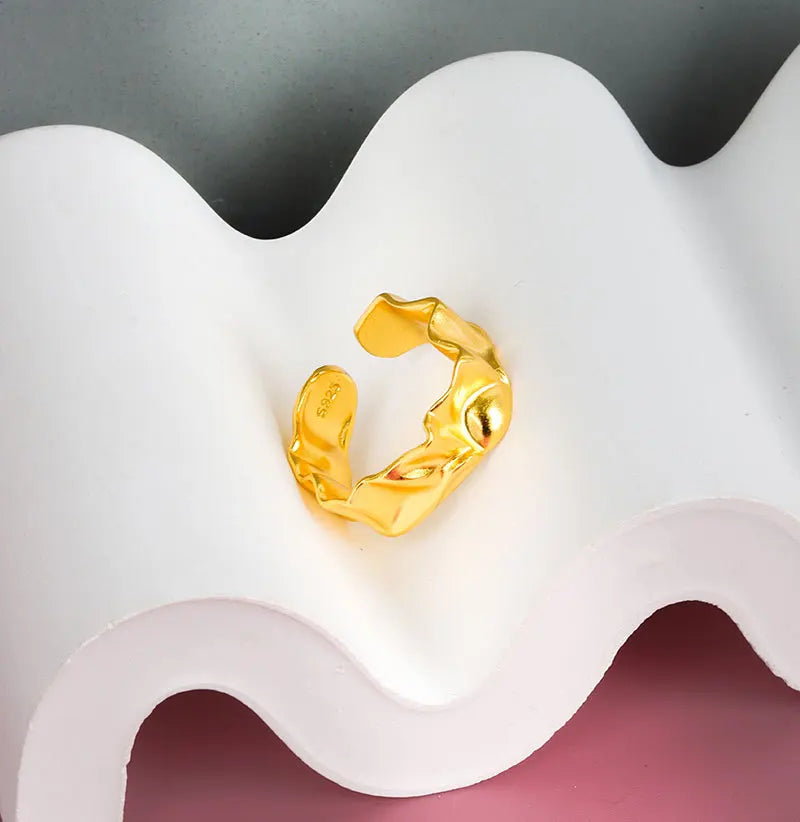 Retro Double Layer Gold Ring