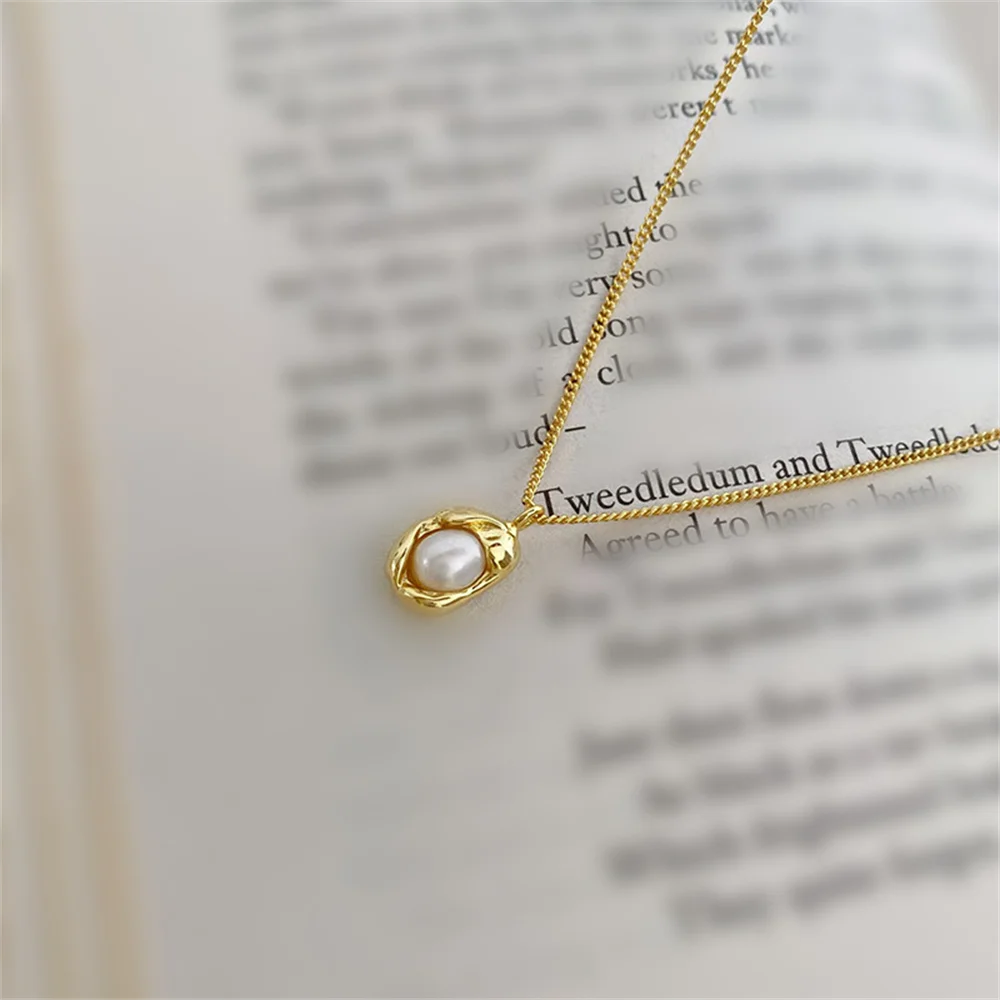 Korean S925 Mini Pearl Necklace