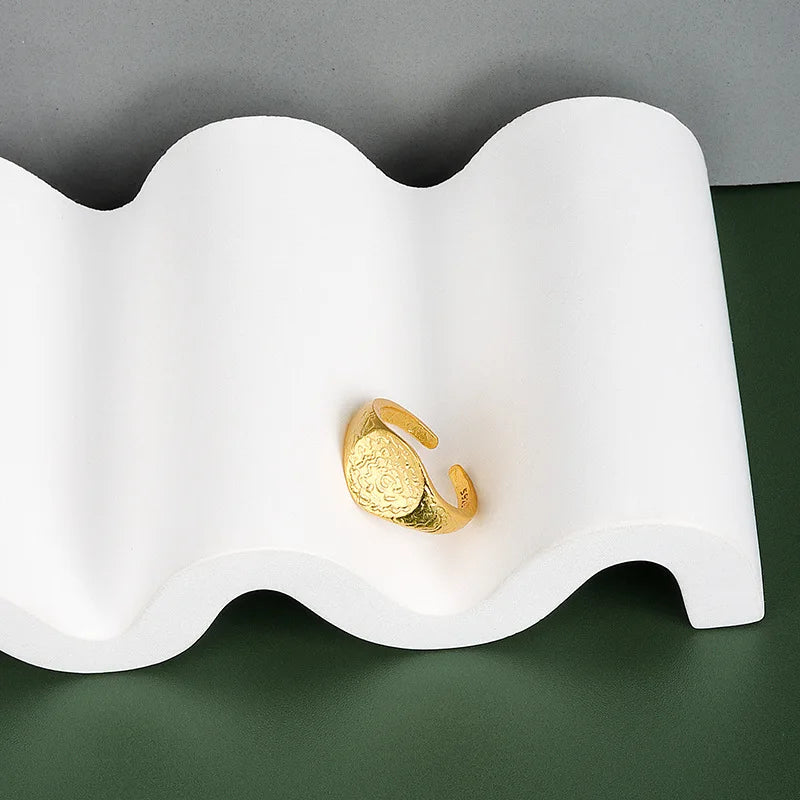 Retro Double Layer Gold Ring