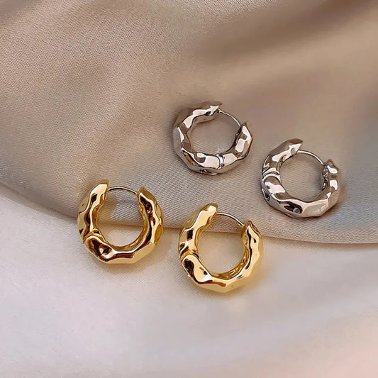 Hot Trend Gold Hoop Earrings