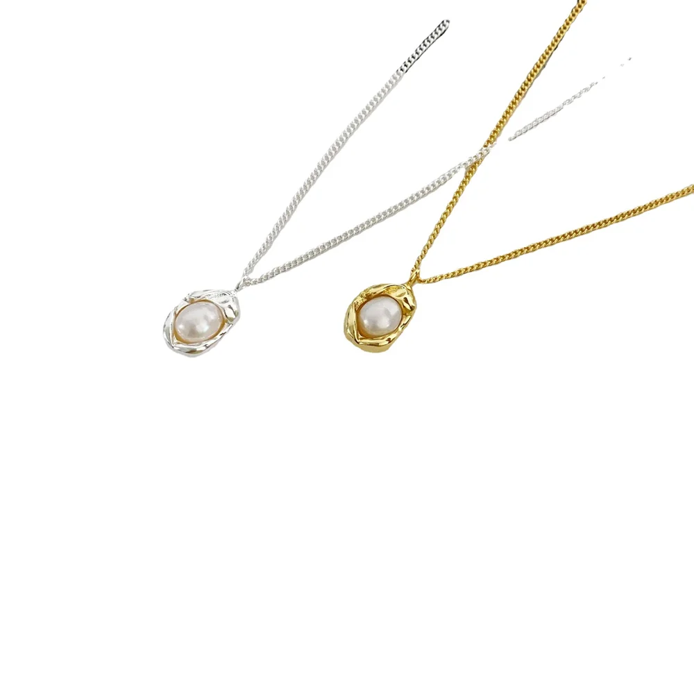 Korean S925 Mini Pearl Necklace