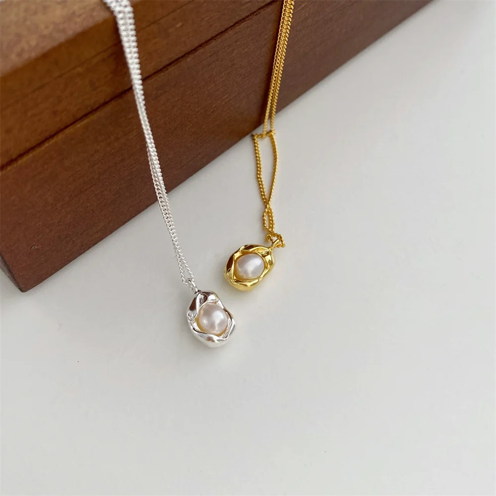 Korean S925 Mini Pearl Necklace