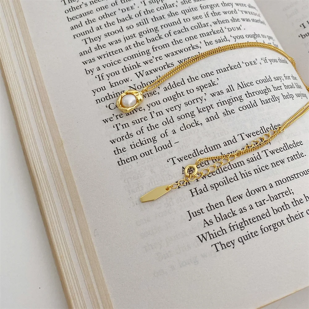 Korean S925 Mini Pearl Necklace