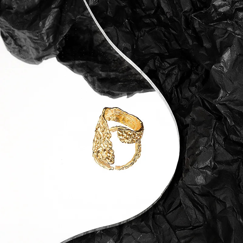 Retro Double Layer Gold Ring