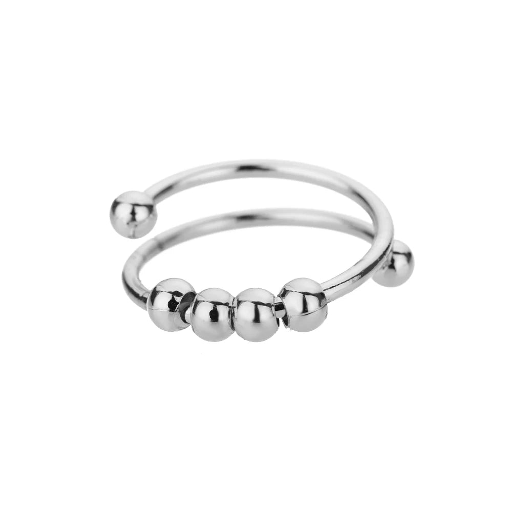 Luxury 316L Stainless Steel Gold Ring for Women