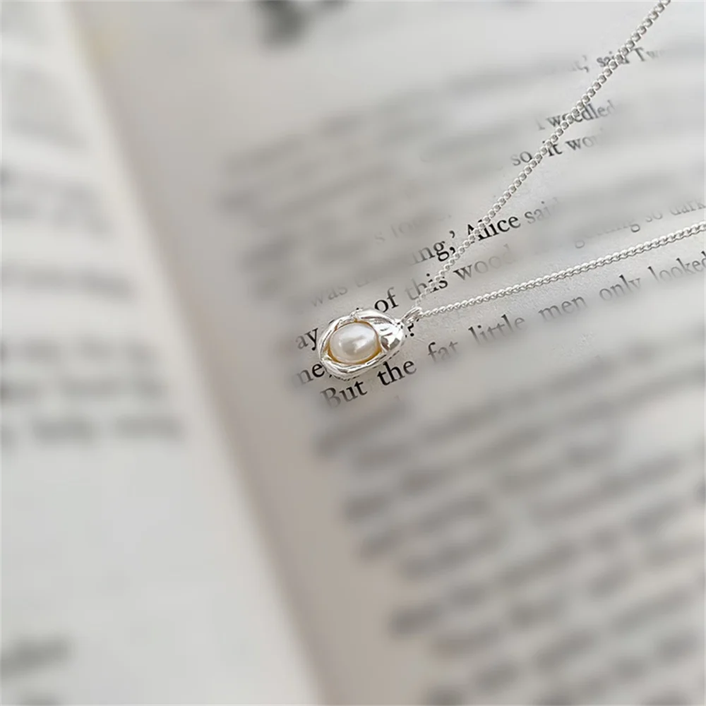 Korean S925 Mini Pearl Necklace