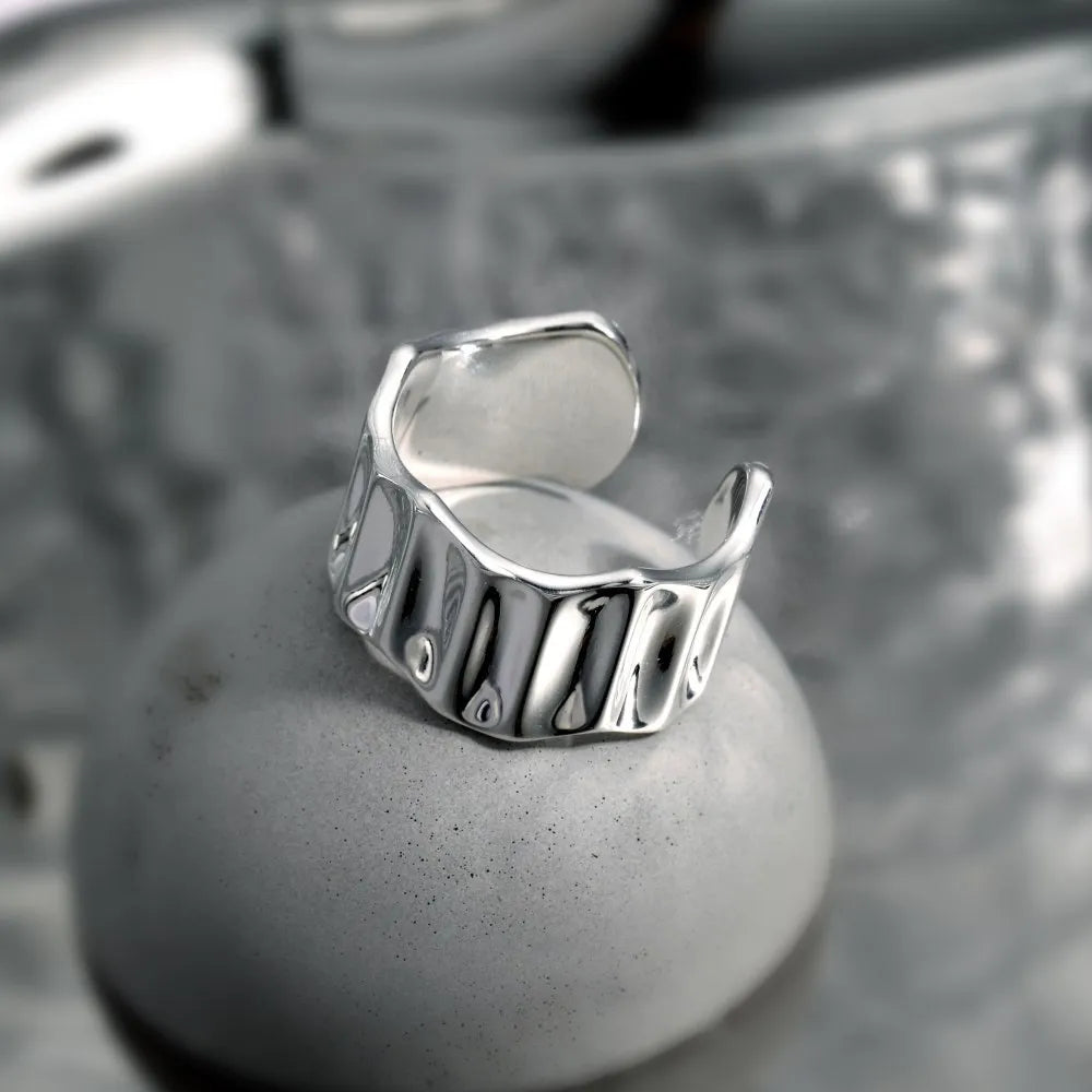 925 Sterling Silver Wave Ring