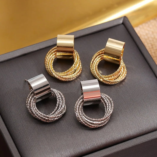 Minimalist Thread Earrings for Women